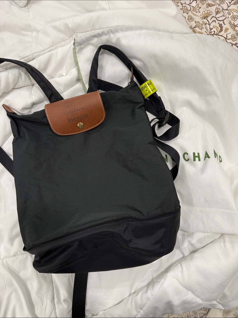 Longchamp x D’HEYGERE convertible backpack / crossbody / bumbag